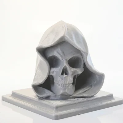 Tượng Đầu Lâu Grim Reaper Phong Cách Gothic Dành Cho In 3D