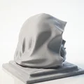 Tượng Đầu Lâu Grim Reaper Phong Cách Gothic Dành Cho In 3D - Thumbnail 3