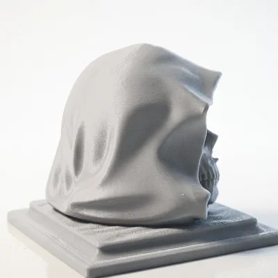 Tượng Đầu Lâu Grim Reaper Phong Cách Gothic Dành Cho In 3D