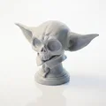 Mô hình 3D đầu lâu Grogu - Đồ sưu tầm Star Wars độc đáo - Thumbnail 1