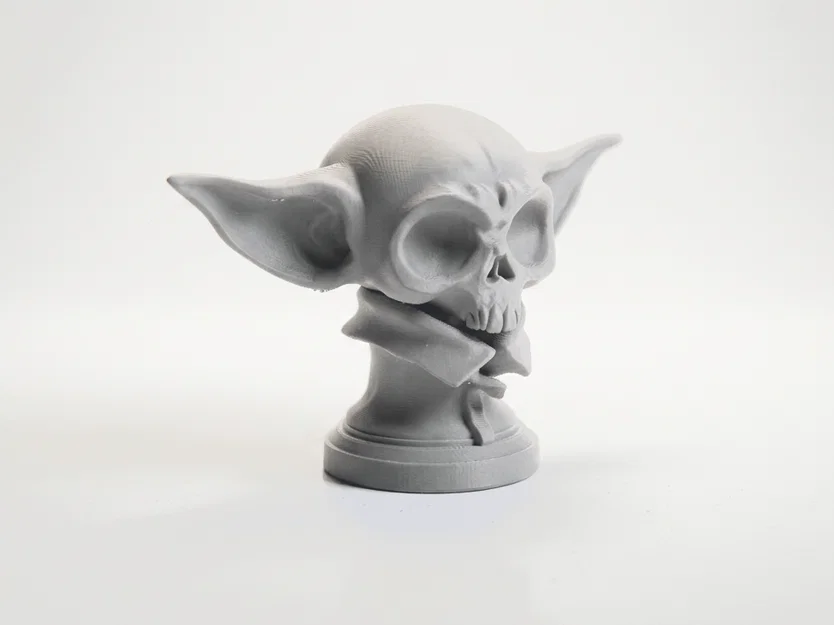 Mô hình 3D đầu lâu Grogu - Đồ sưu tầm Star Wars độc đáo - Image 2