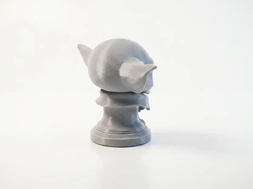 Mô hình 3D đầu lâu Grogu - Đồ sưu tầm Star Wars độc đáo - Image 3