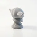 Mô hình 3D đầu lâu Grogu - Đồ sưu tầm Star Wars độc đáo - Thumbnail 3