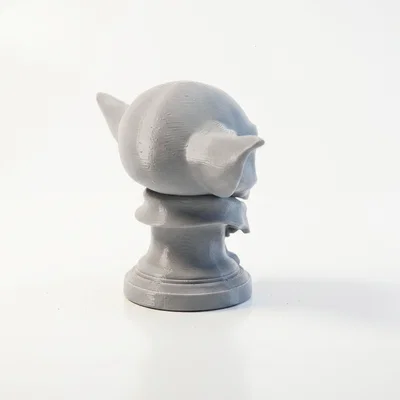 Mô hình 3D đầu lâu Grogu - Đồ sưu tầm Star Wars độc đáo