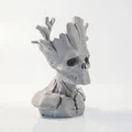 Tượng đầu lâu Groot phong cách Gothic - File in 3D - Thumbnail 2