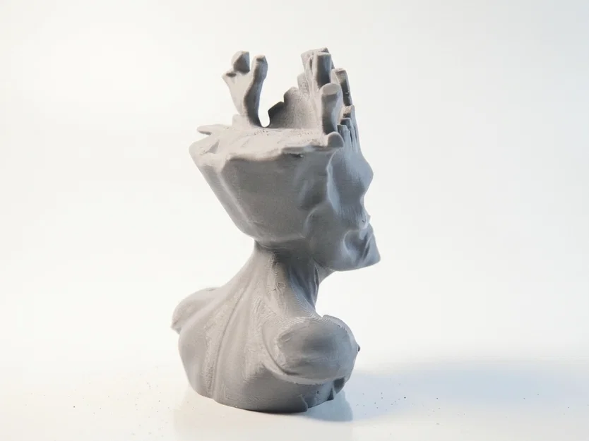 Tượng đầu lâu Groot phong cách Gothic - File in 3D - Image 3