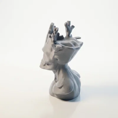 Tượng đầu lâu Groot phong cách Gothic - File in 3D