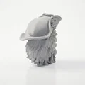 Mô hình điêu khắc đầu lâu cướp biển nửa mặt in 3D - Thumbnail 3