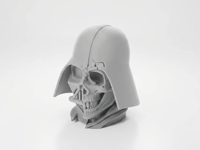 Mô hình 3D in Sculpture đầu lâu Darth Vader (Half Skull) - Image 1