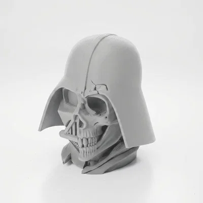 Mô hình 3D in Sculpture đầu lâu Darth Vader (Half Skull)