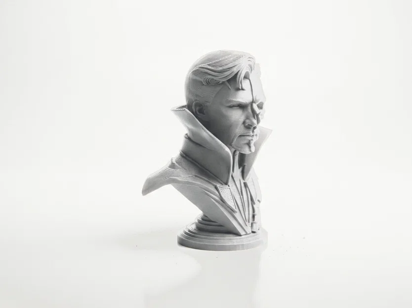 Mô hình 3D Bán thân Doctor Strange Nửa mặt Đầu lâu - Image 2