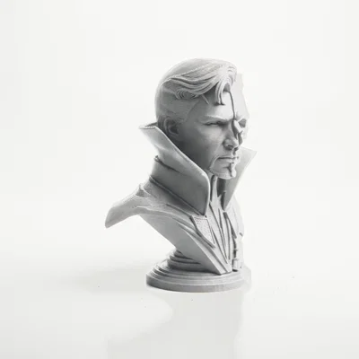 Mô hình 3D Bán thân Doctor Strange Nửa mặt Đầu lâu