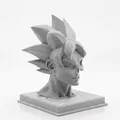 Mô hình 3D tượng Goku bán diện đầu lâu - Bản in Anime độc lạ - Thumbnail 2