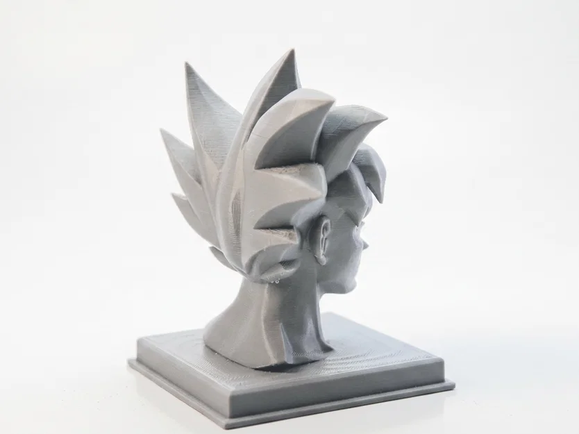 Mô hình 3D tượng Goku bán diện đầu lâu - Bản in Anime độc lạ - Image 3