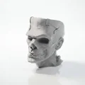 Mô hình điêu khắc 3D nửa sọ Frankenstein - Độc đáo và ma mị - Thumbnail 1