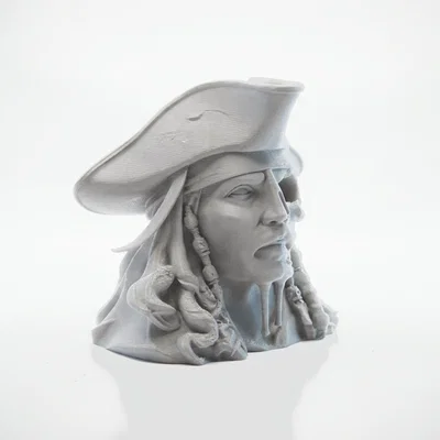 Mô hình 3D đầu lâu Jack Sparrow cực chất (Half Skull Face)