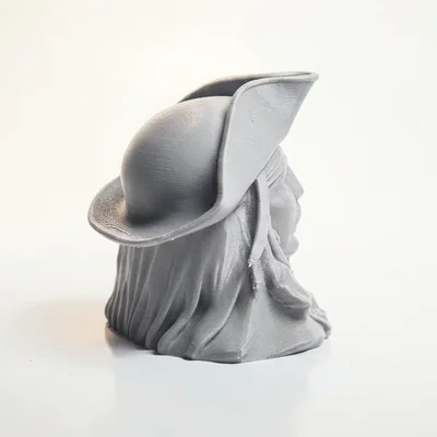 Mô hình 3D đầu lâu Jack Sparrow cực chất (Half Skull Face)