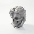 Mô hình điêu khắc nửa mặt đầu lâu Gothic in 3D - Thumbnail 1