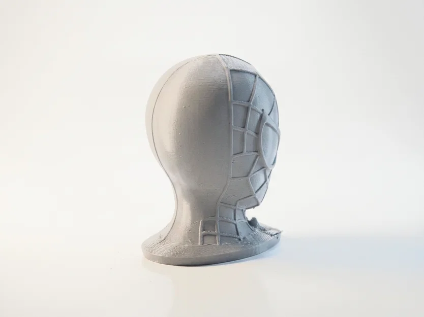 Mô hình đầu lâu nứt 3D (Half Skull Face Figurine Sculpture) - Image 3