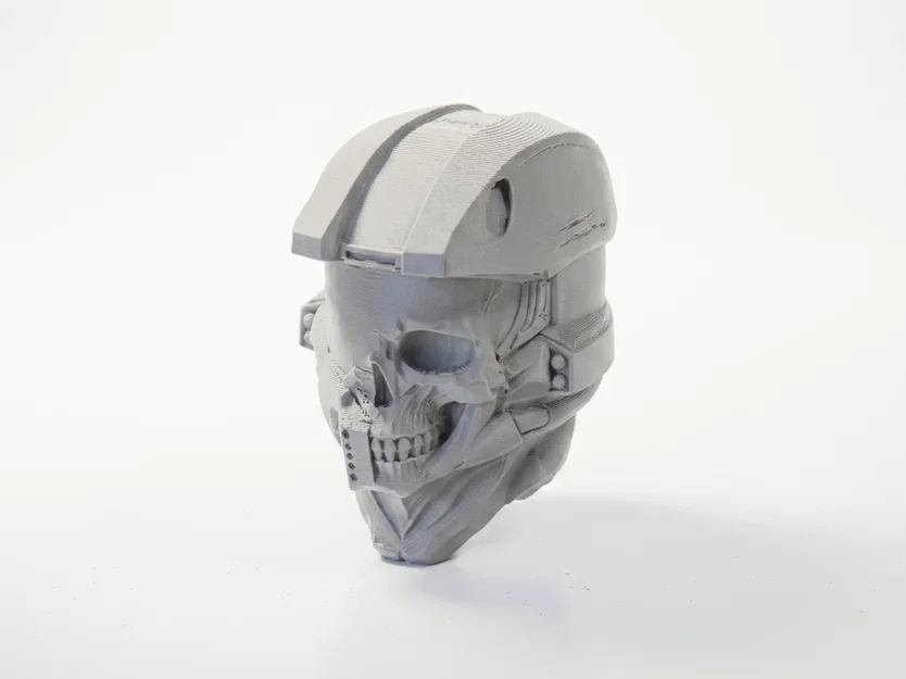 Mô hình tượng bán thân Master Chief nửa đầu lâu in 3D - Image 1