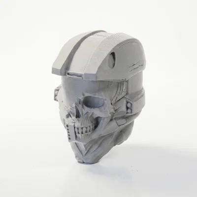 Mô hình tượng bán thân Master Chief nửa đầu lâu in 3D