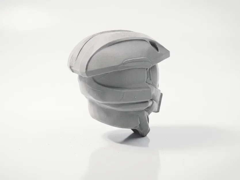 Mô hình tượng bán thân Master Chief nửa đầu lâu in 3D - Image 3