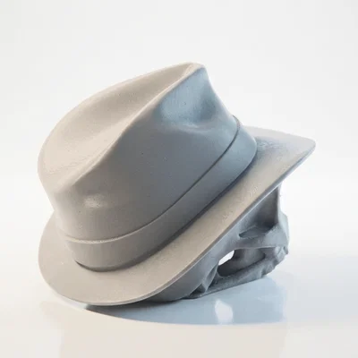 Mô hình 3D Đầu Lâu Đội Mũ Cao Bồi phong cách Kinh dị
