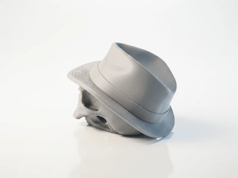 Mô hình 3D Đầu Lâu Đội Mũ Cao Bồi phong cách Kinh dị - Image 4