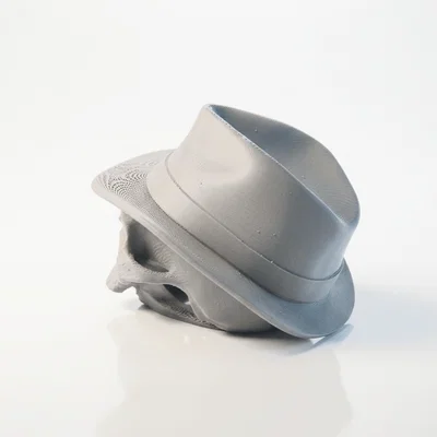 Mô hình 3D Đầu Lâu Đội Mũ Cao Bồi phong cách Kinh dị