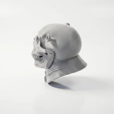 Mô hình in 3D điêu khắc Shrek nửa mặt đầu lâu