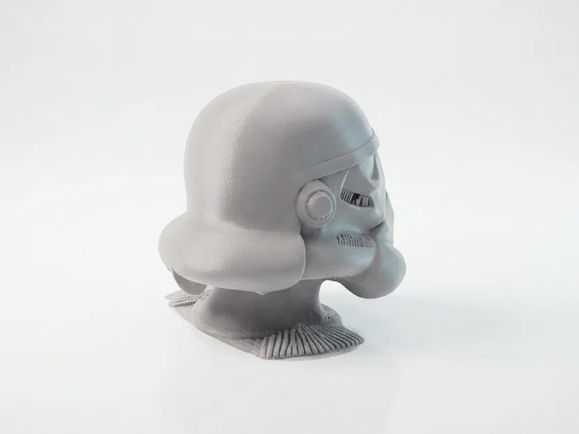 Mô hình điêu khắc đầu lâu Stormtrooper in 3D (Half Skull Stormtrooper) - Image 3