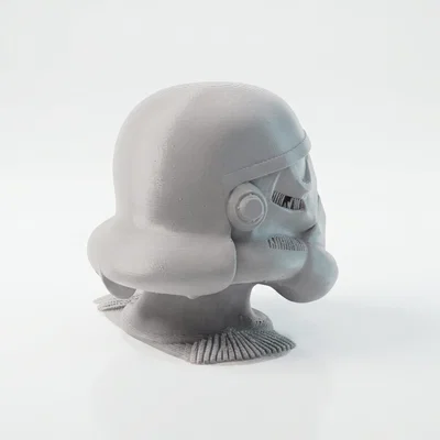Mô hình điêu khắc đầu lâu Stormtrooper in 3D (Half Skull Stormtrooper)