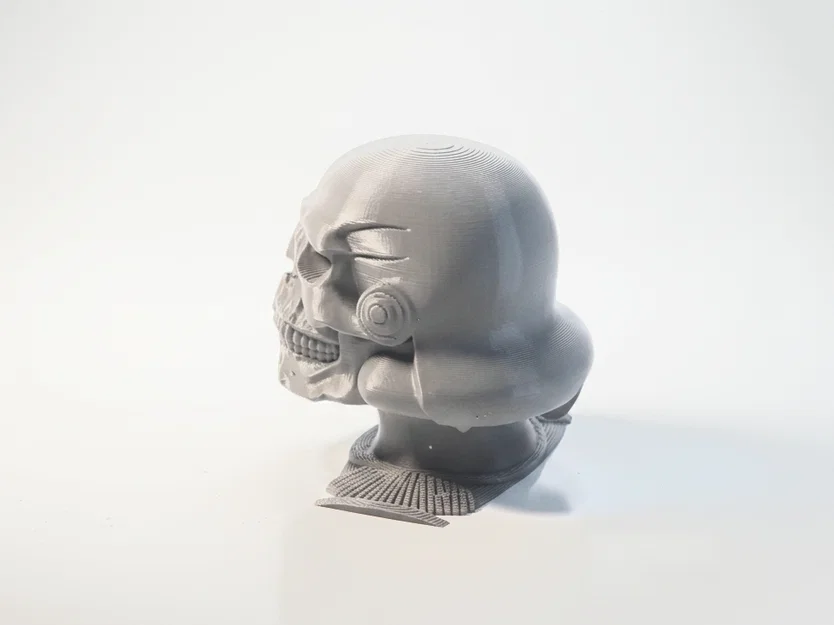 Mô hình điêu khắc đầu lâu Stormtrooper in 3D (Half Skull Stormtrooper) - Image 4