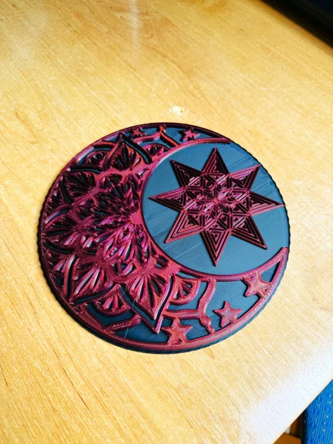 Đế lót ly Mandala + Ngôi sao Slavic - Image 1