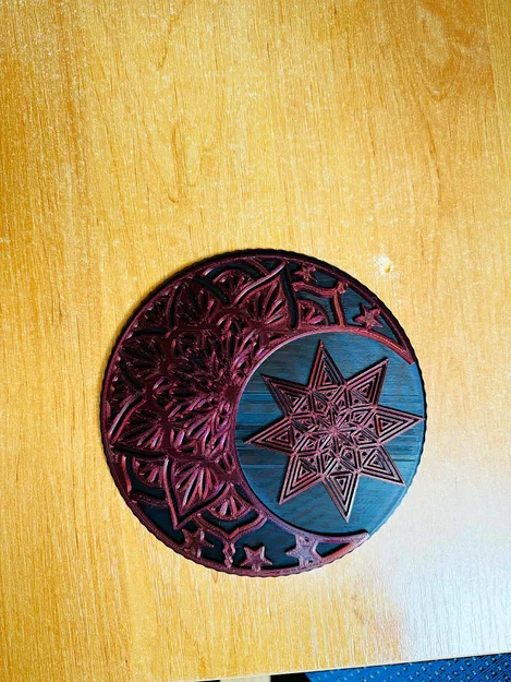 Đế lót ly Mandala + Ngôi sao Slavic - Image 2