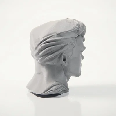 Mô hình tượng in 3D Superman nửa người nửa đầu lâu (Half Skull Face)