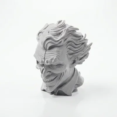 Mô hình điêu khắc 3D Joker nửa mặt lâu la (Half Skull Joker Face)