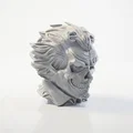 Mô hình điêu khắc 3D Joker nửa mặt lâu la (Half Skull Joker Face) - Thumbnail 2