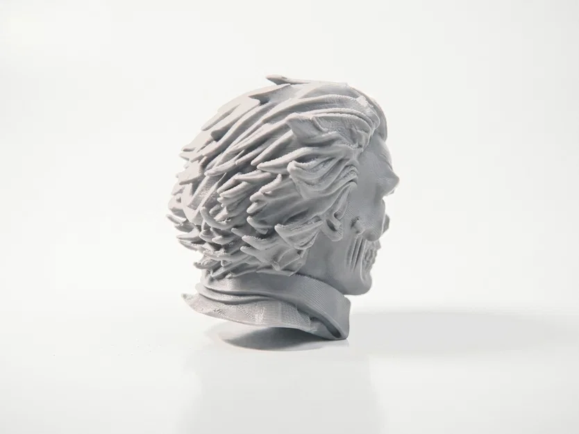Mô hình điêu khắc 3D Joker nửa mặt lâu la (Half Skull Joker Face) - Image 3