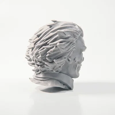 Mô hình điêu khắc 3D Joker nửa mặt lâu la (Half Skull Joker Face)