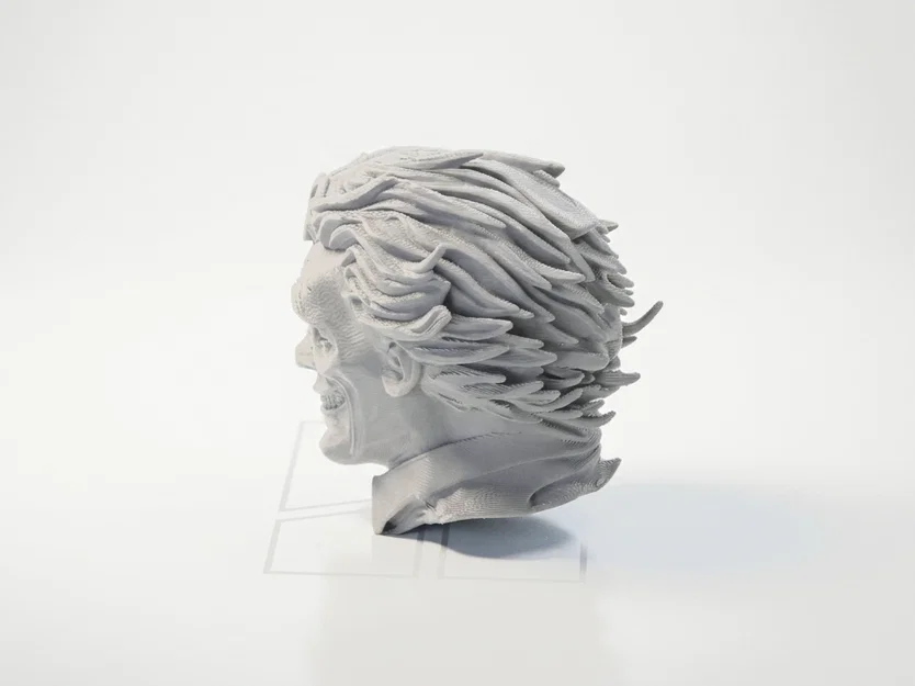 Mô hình điêu khắc 3D Joker nửa mặt lâu la (Half Skull Joker Face) - Image 4