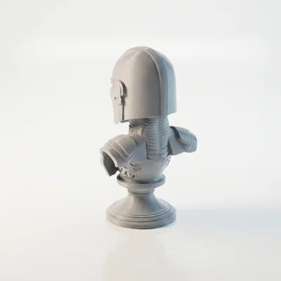 Mô hình tượng bán thân đầu lâu Mandalorian - In 3D Star Wars