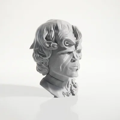 Mô hình 3D tượng bán thân Tyrion Lannister nửa đầu lâu (Game of Thrones)