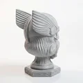 Mô hình tượng bán thân Thor kết hợp đầu lâu in 3D - Sculpture 3D Printable - Thumbnail 3