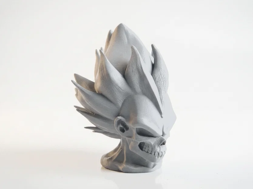 Mô hình đầu lâu Vegeta Dragon Ball in 3D cực chất - Image 2