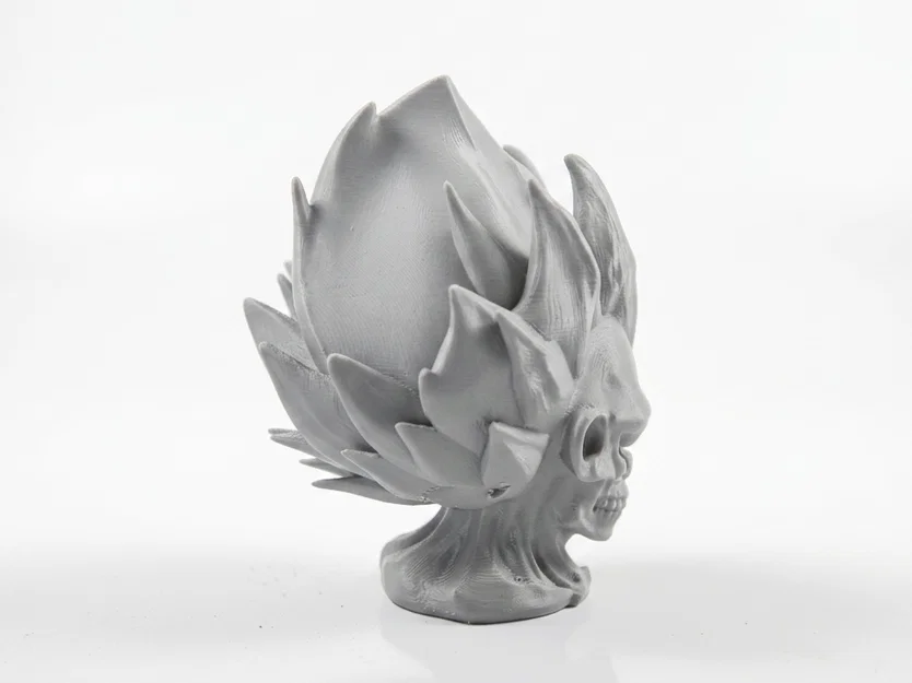 Mô hình đầu lâu Vegeta Dragon Ball in 3D cực chất - Image 3