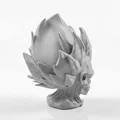 Mô hình đầu lâu Vegeta Dragon Ball in 3D cực chất - Thumbnail 3