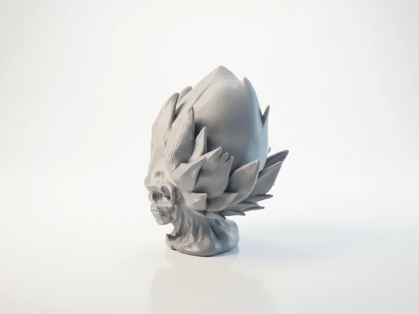 Mô hình đầu lâu Vegeta Dragon Ball in 3D cực chất - Image 4
