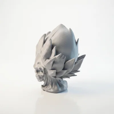 Mô hình đầu lâu Vegeta Dragon Ball in 3D cực chất