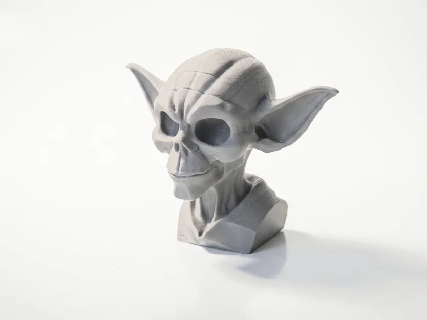 Mô hình 3D Yoda Đầu Lâu - Tượng Sưu Tầm Star Wars - Image 1
